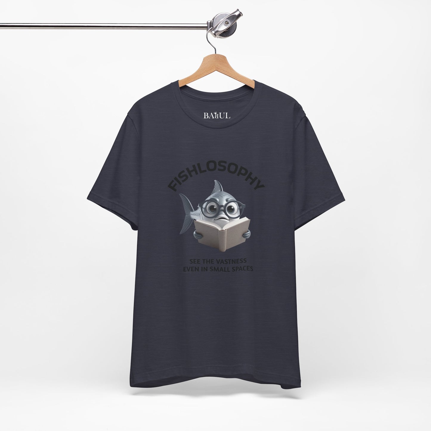 Fishlosophy Unisex Jersey Maglietta a maniche corte – Vedi la vastità anche in spazi ristretti.