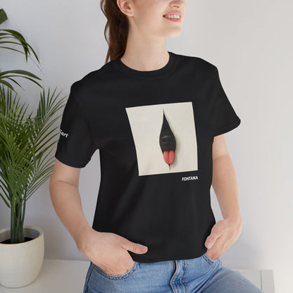T-Shirt unisex  DOGART - FONTANA - Un dipinto iconico rivisitato con i cani