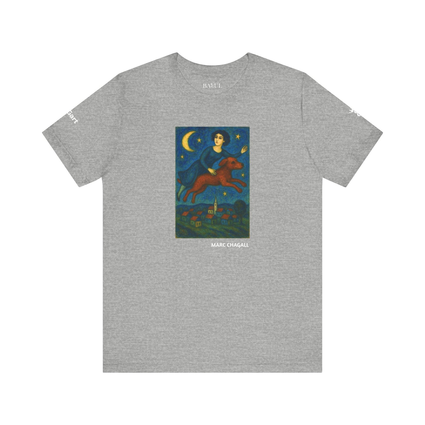 T-Shirt unisex  DOGART - MARC CHAGALL - Un dipinto iconico rivisitato con i cani