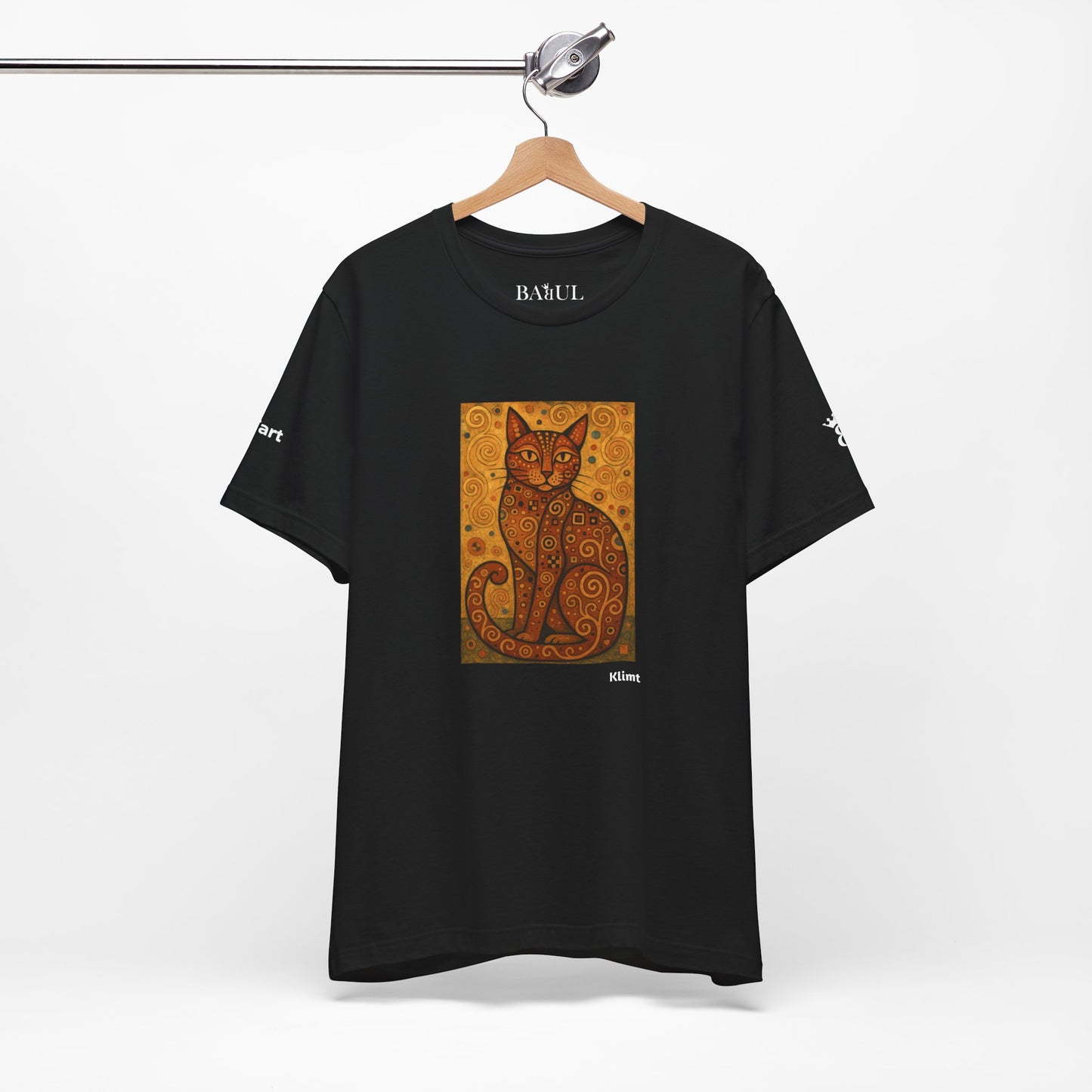 T-shirt unisex CATART - KLIMT - Arte classica, reinterpretata dai gatti.