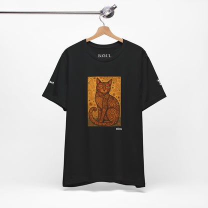T-shirt unisex CATART - KLIMT - Arte classica, reinterpretata dai gatti.