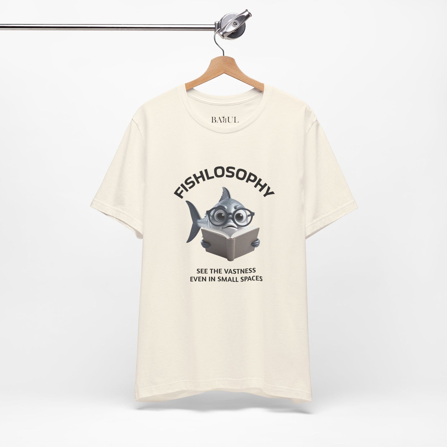Fishlosophy Unisex Jersey Maglietta a maniche corte – Vedi la vastità anche in spazi ristretti.