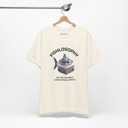 Fishlosophy Unisex Jersey Maglietta a maniche corte – Vedi la vastità anche in spazi ristretti.