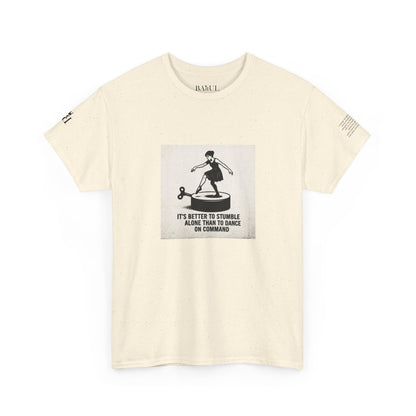 T-shirt Ribelle – Maglietta Unisex in Cotone Pesante per Spiriti Liberi.