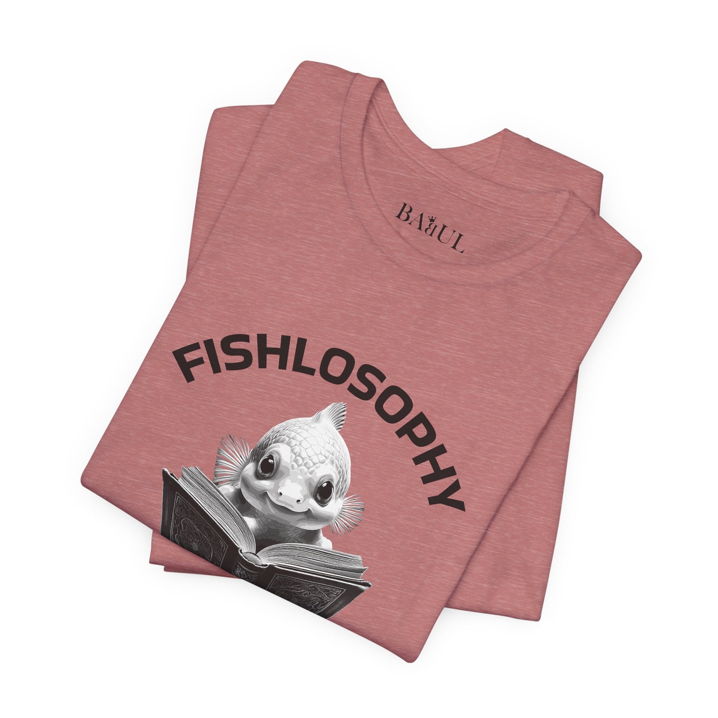 Maglietta a maniche corte unisex Fishlosophy – I vermi che hanno fretta vengono mangiati per primi.