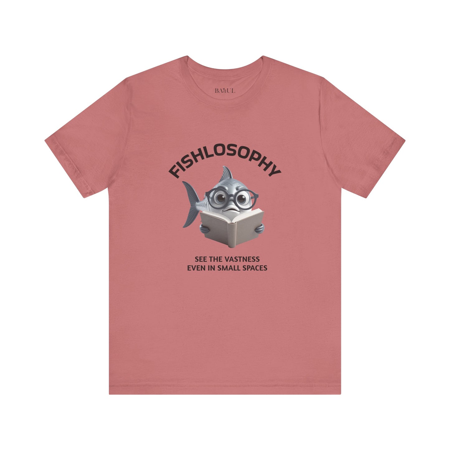 Fishlosophy Unisex Jersey Maglietta a maniche corte – Vedi la vastità anche in spazi ristretti.