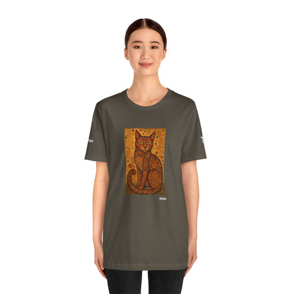 T-shirt unisex CATART - KLIMT - Arte classica, reinterpretata dai gatti.