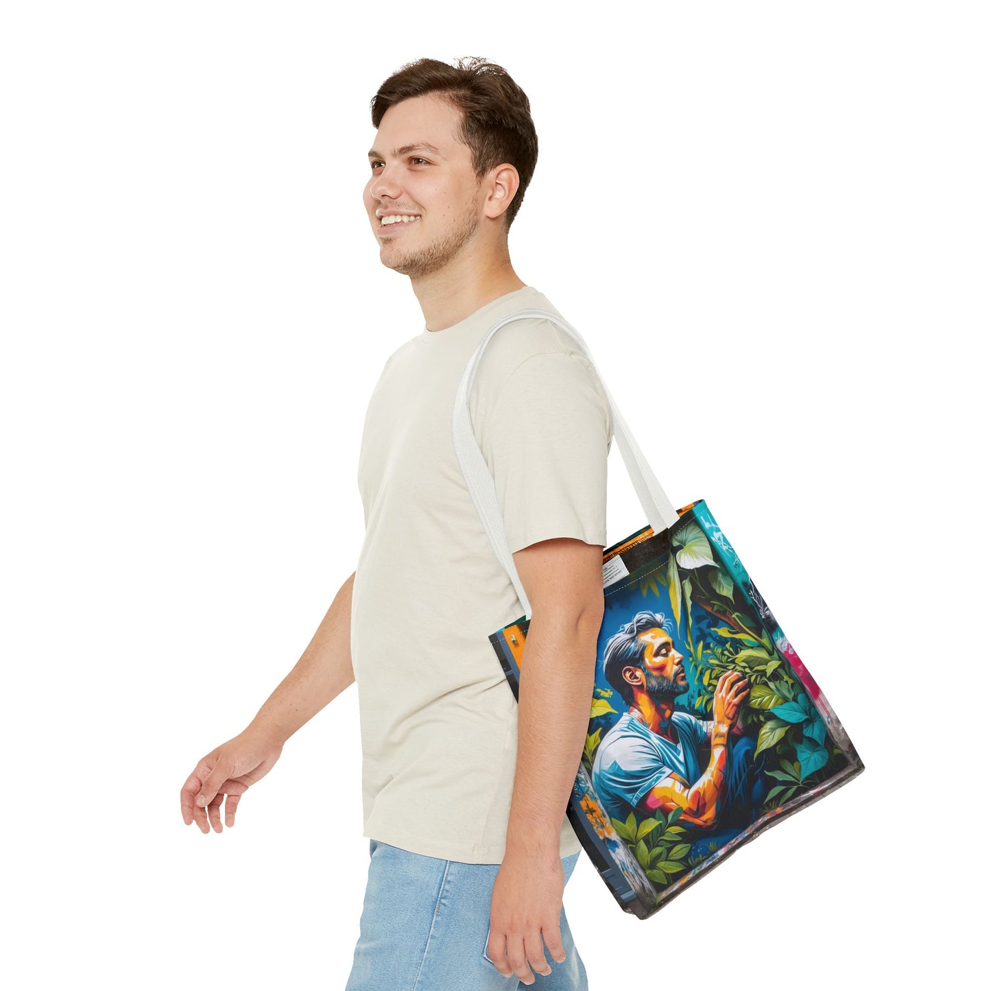Artistic Surge - Eco-Friendly Canvas Tote Bag - LOVE FOR NATURE