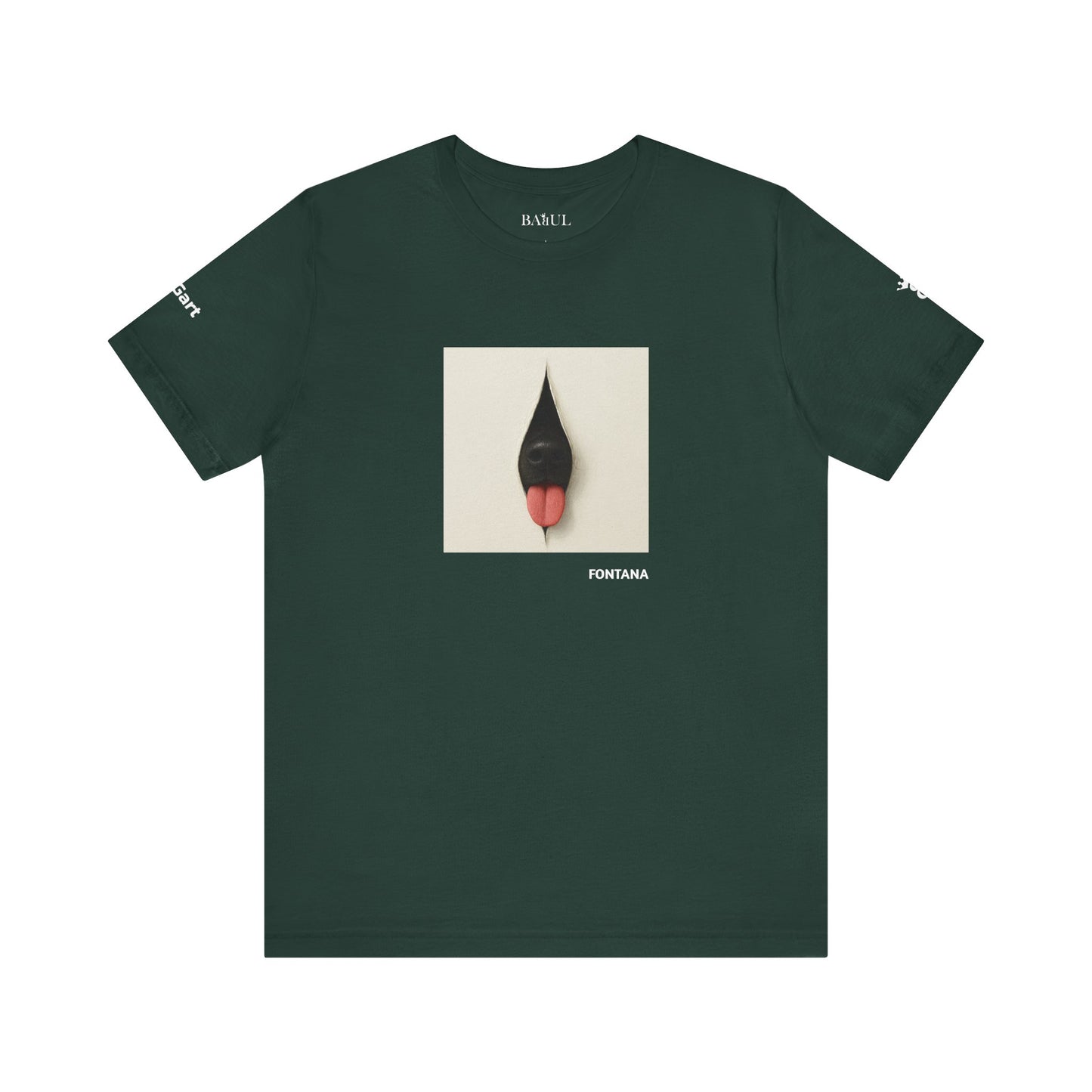 T-Shirt unisex  DOGART - FONTANA - Un dipinto iconico rivisitato con i cani