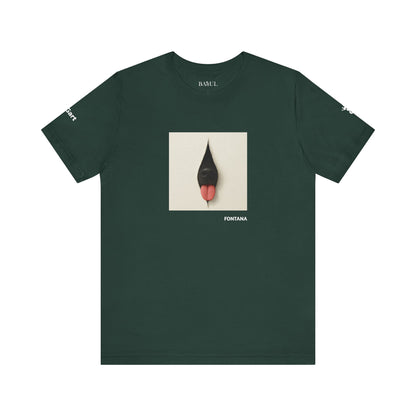 T-Shirt unisex  DOGART - FONTANA - Un dipinto iconico rivisitato con i cani