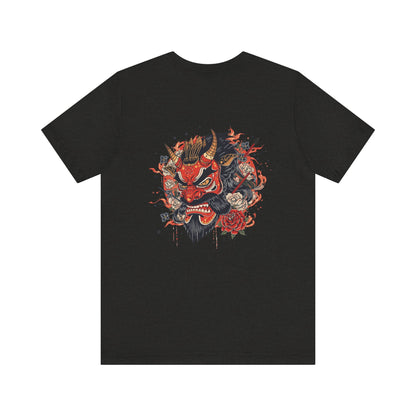 The Bold Oni Mask Streetwear T-Shirt
