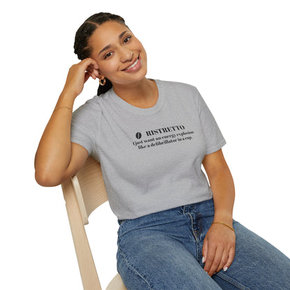 CoffeeTherapy T-Shirt – Irony Is the Best Cure (Right After Coffee)