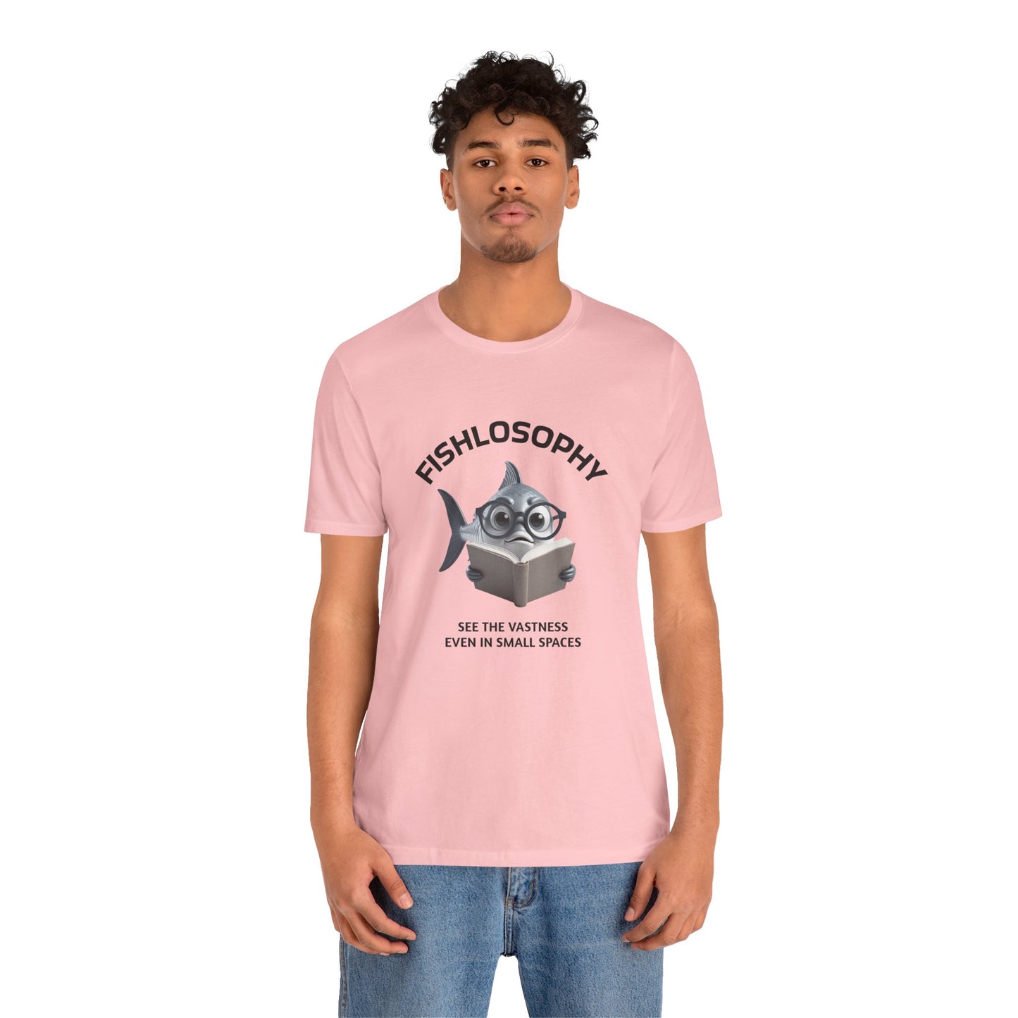Fishlosophy Unisex Jersey Maglietta a maniche corte – Vedi la vastità anche in spazi ristretti.