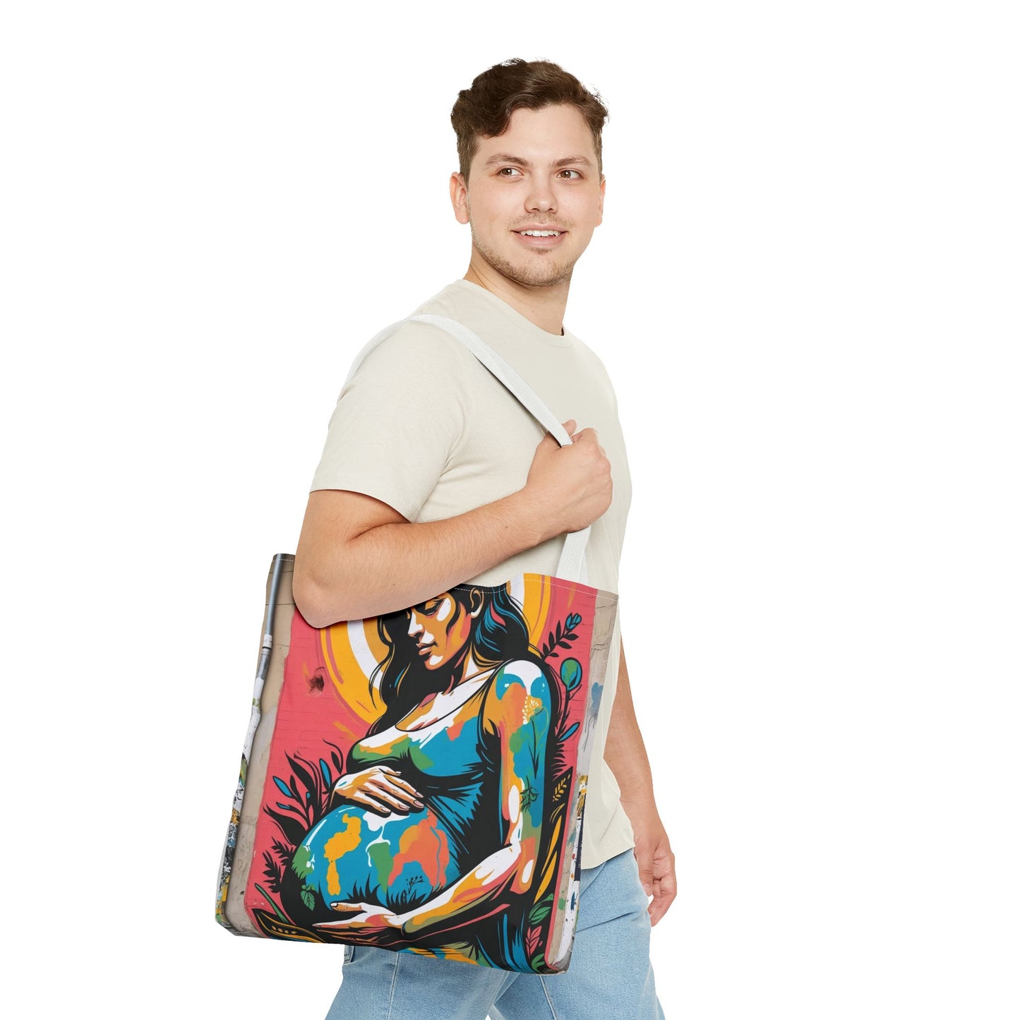Artistic Surge - Eco-Friendly Canvas Tote Bag - MATERNITY