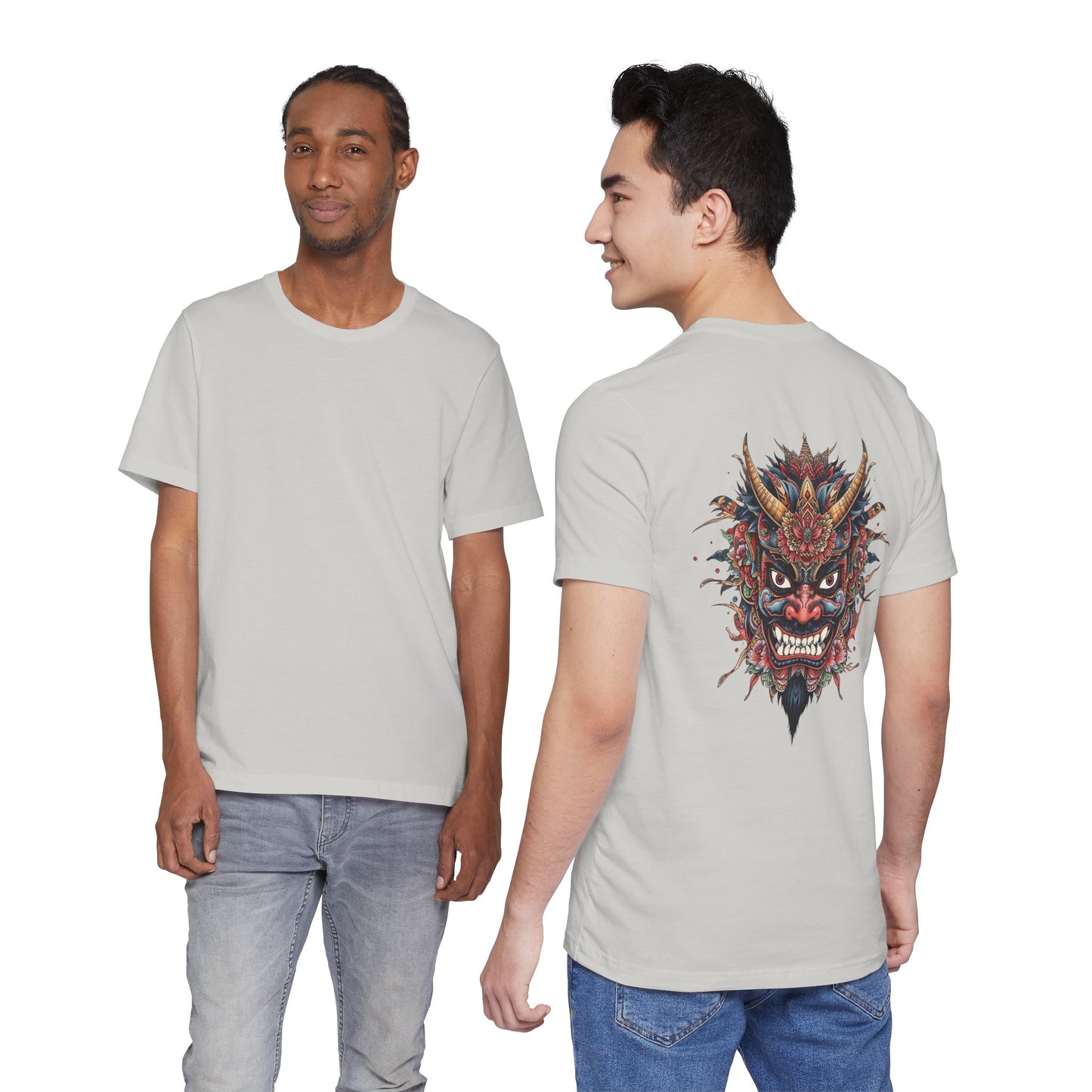 The Bold Oni Mask Streetwear T-Shirt