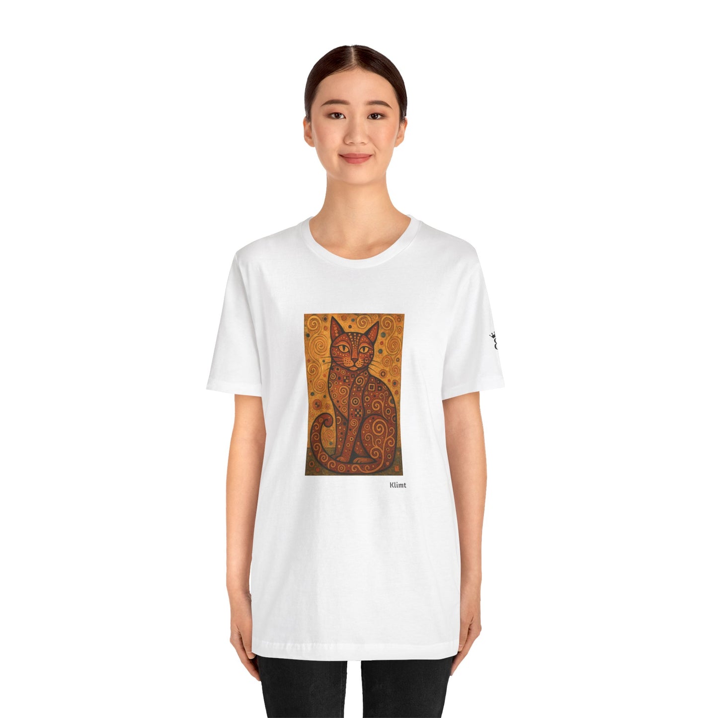 T-shirt unisex CATART - KLIMT - Arte classica, reinterpretata dai gatti.