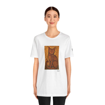 T-shirt unisex CATART - KLIMT - Arte classica, reinterpretata dai gatti.