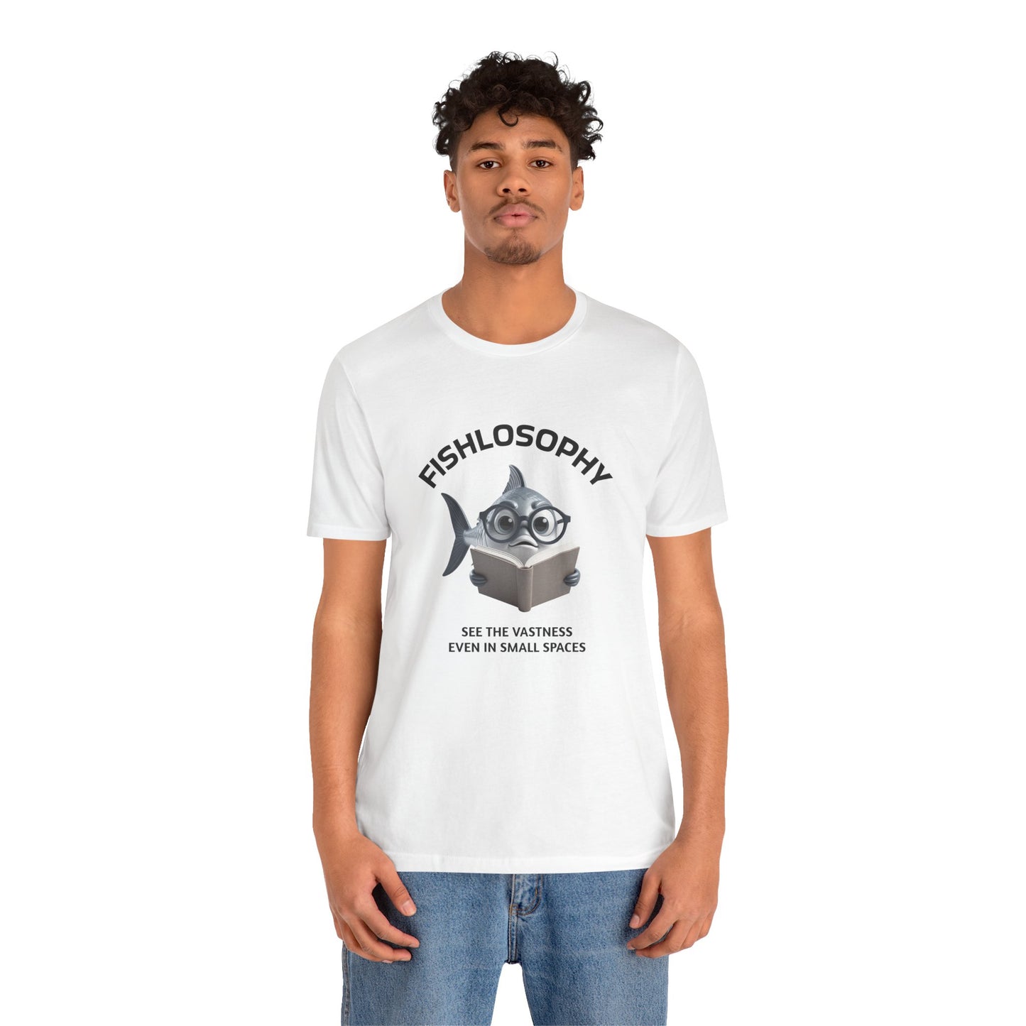 Fishlosophy Unisex Jersey Maglietta a maniche corte – Vedi la vastità anche in spazi ristretti.