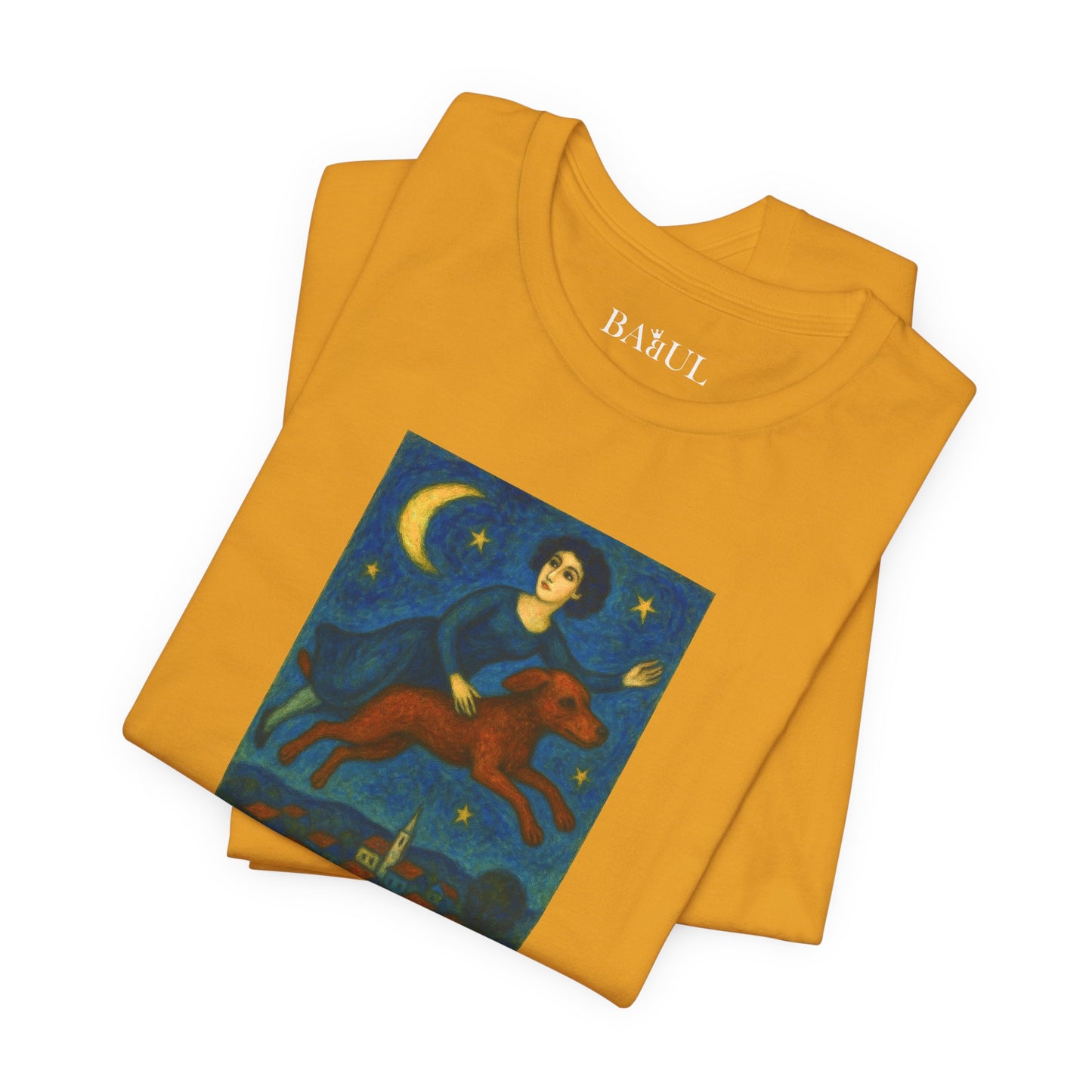 T-Shirt unisex  DOGART - MARC CHAGALL - Un dipinto iconico rivisitato con i cani