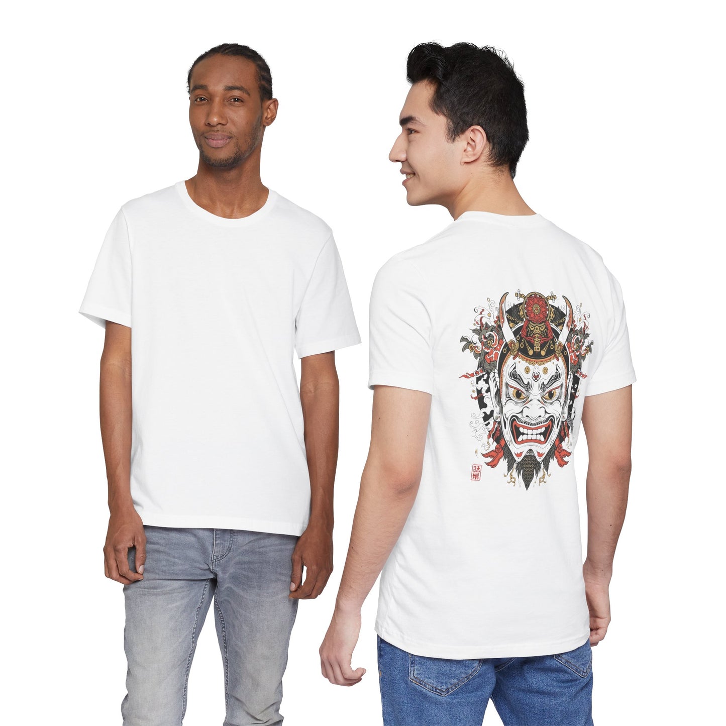 The Bold Oni Mask Streetwear T-Shirt