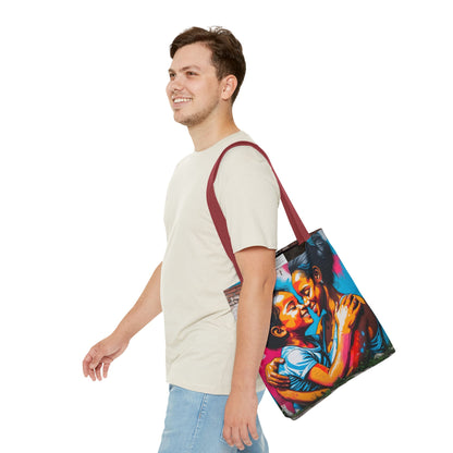 Artistic Surge - Eco-Friendly Canvas Tote Bag - SMILING HUG