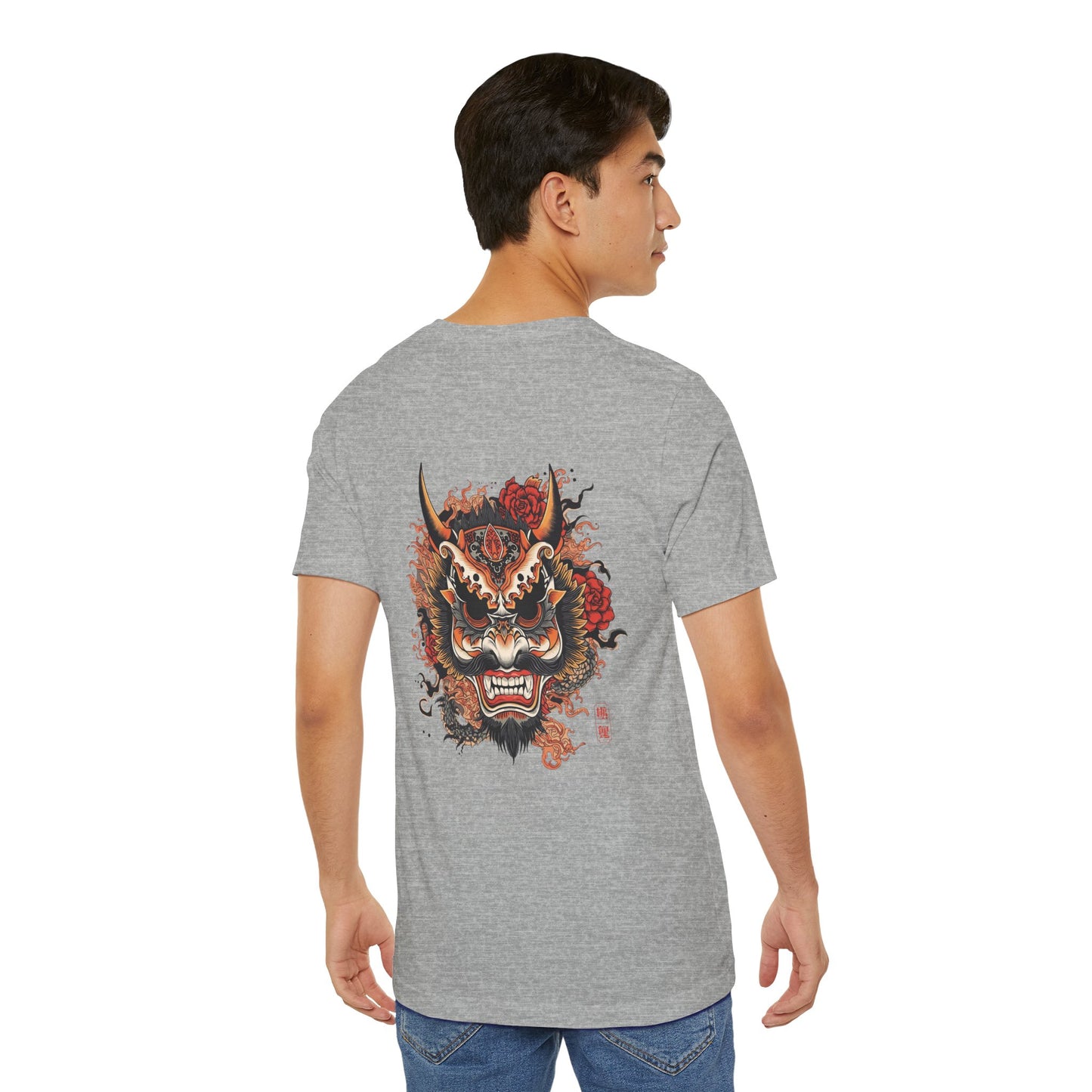 The Bold Oni Mask Streetwear T-Shirt