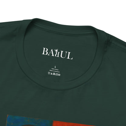 T-shirt unisex CATART - GAUGUIN - Un dipinto iconico rivisitato con i gatti