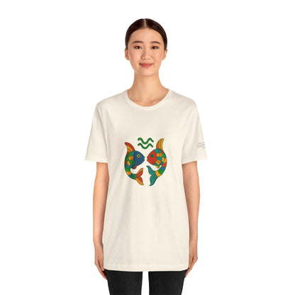 PISCES - T-shirt, The Zodiac in Colors