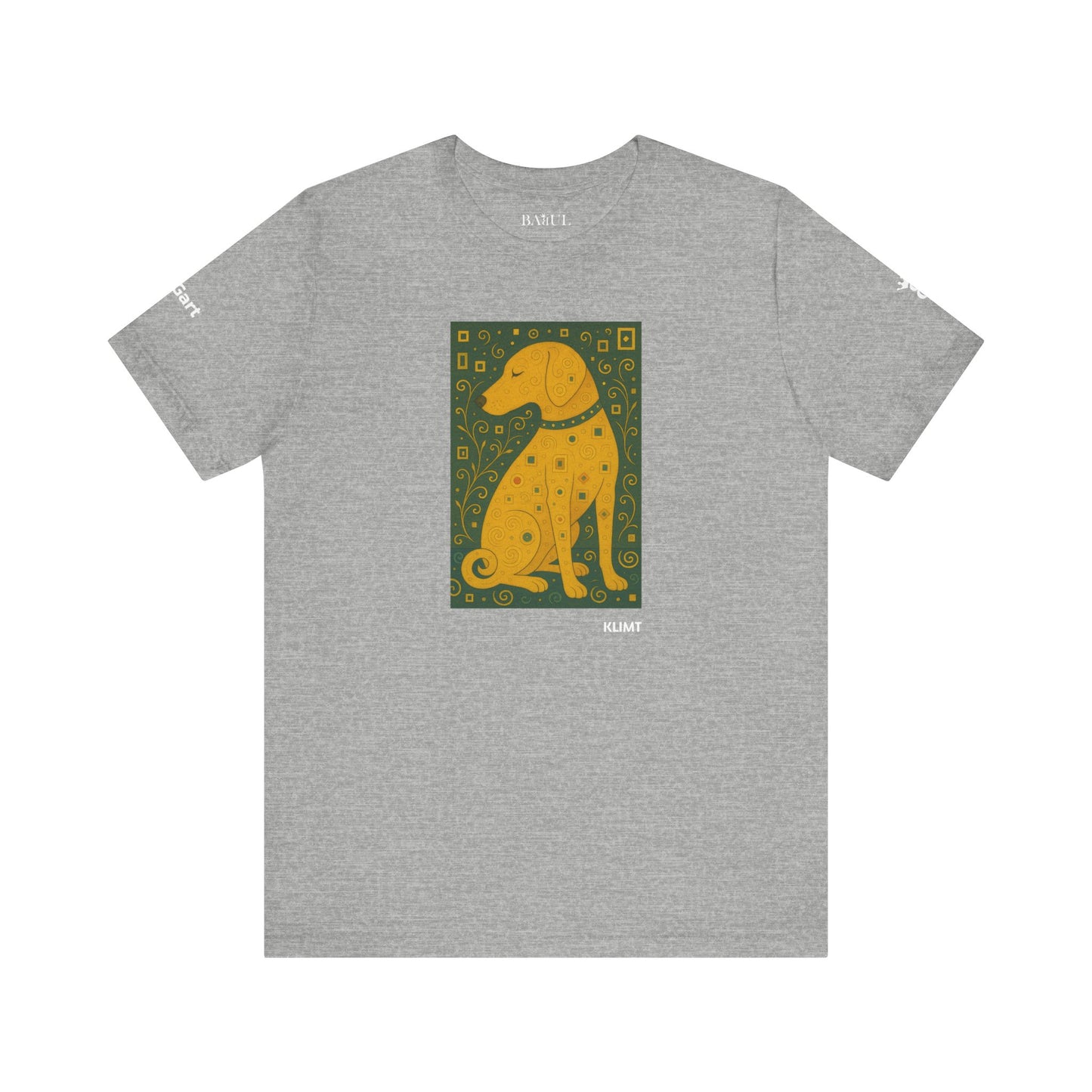 Unisex T-Shirt con cane DOGART  - KLIMT - Dipinto iconico rivisitato con i cani