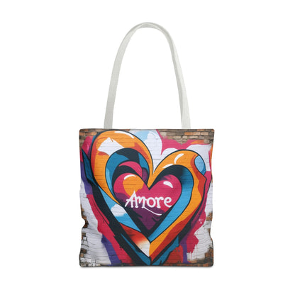 Artistic Surge - Eco-Friendly Canvas Tote Bag - HEART