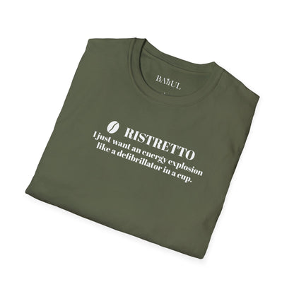 CoffeeTherapy T-Shirt – Irony Is the Best Cure (Right After Coffee)