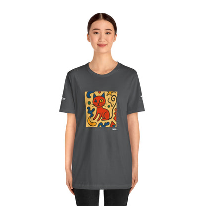 T-shirt unisex CATART - MIRO - Dipinto iconico rivisitato con i gatti