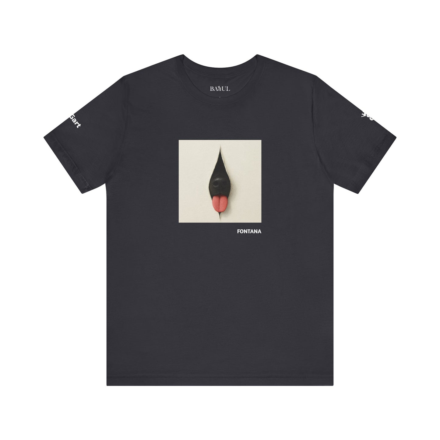 T-Shirt unisex  DOGART - FONTANA - Un dipinto iconico rivisitato con i cani