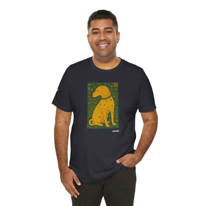 Unisex T-Shirt con cane DOGART  - KLIMT - Dipinto iconico rivisitato con i cani