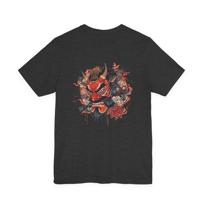 The Bold Oni Mask Streetwear T-Shirt