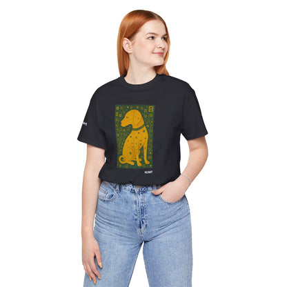 Unisex T-Shirt con cane DOGART  - KLIMT - Dipinto iconico rivisitato con i cani