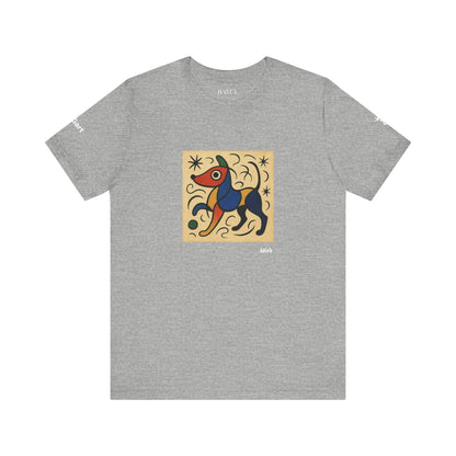 T-Shirt unisex  DOGART - MIRO - Dipinto iconico rivisitato con i cani