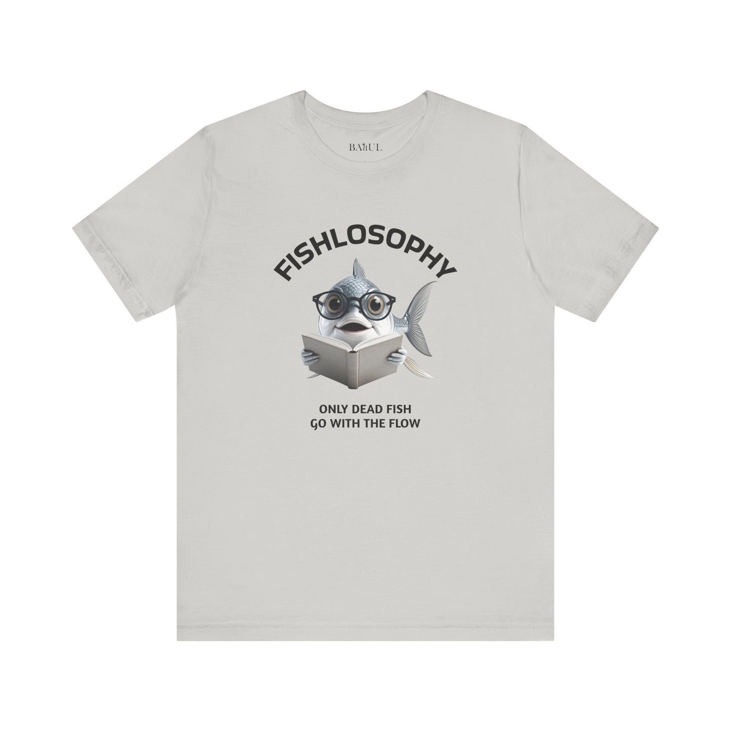 Fishlosophy Unisex Jersey Maglietta a maniche corte – Le profondità dell'oceano non sono per i deboli di cuore.