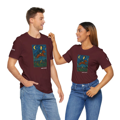 T-Shirt unisex  DOGART - MARC CHAGALL - Un dipinto iconico rivisitato con i cani