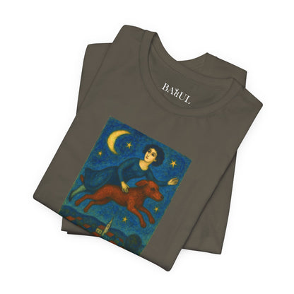 T-Shirt unisex  DOGART - MARC CHAGALL - Un dipinto iconico rivisitato con i cani