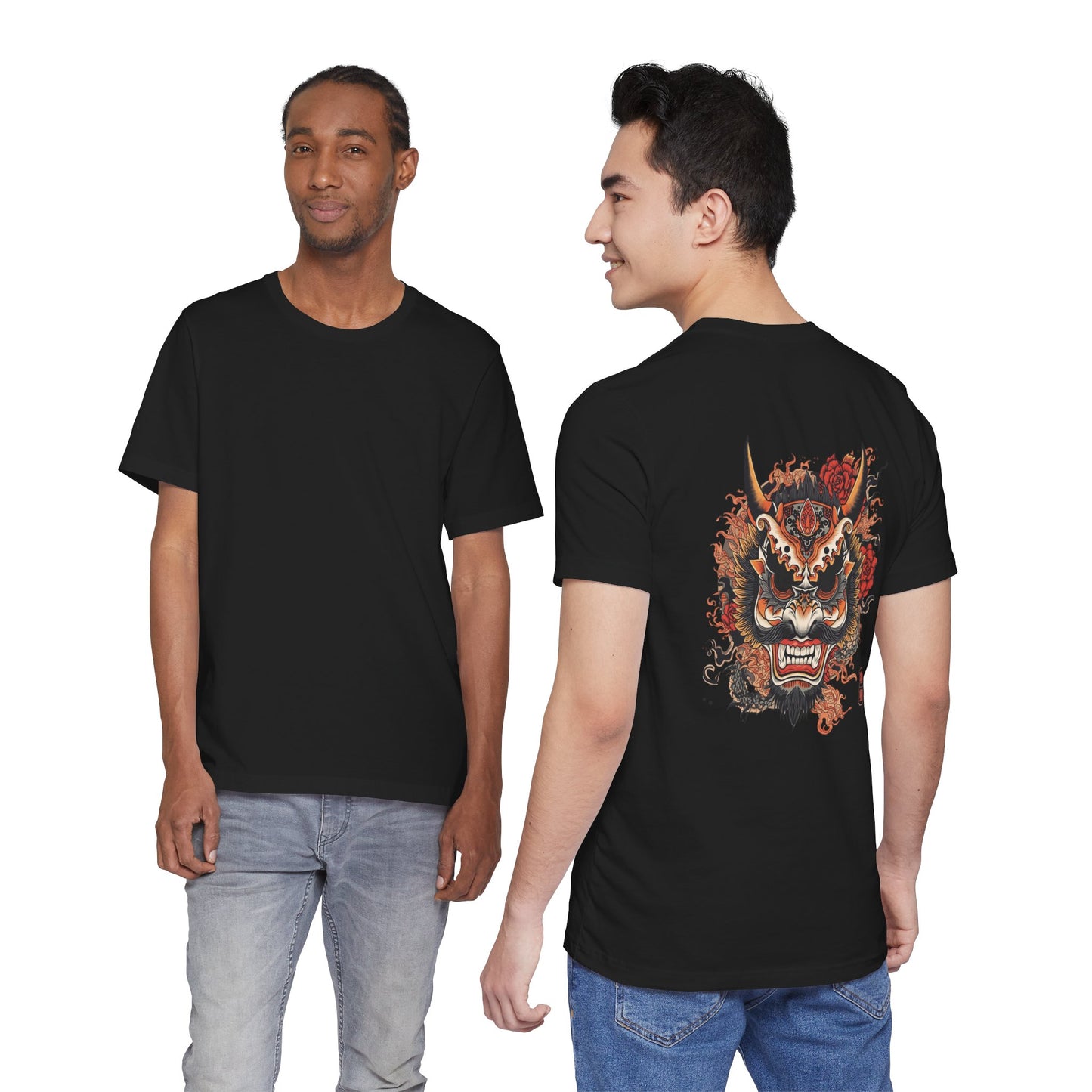 The Bold Oni Mask Streetwear T-Shirt