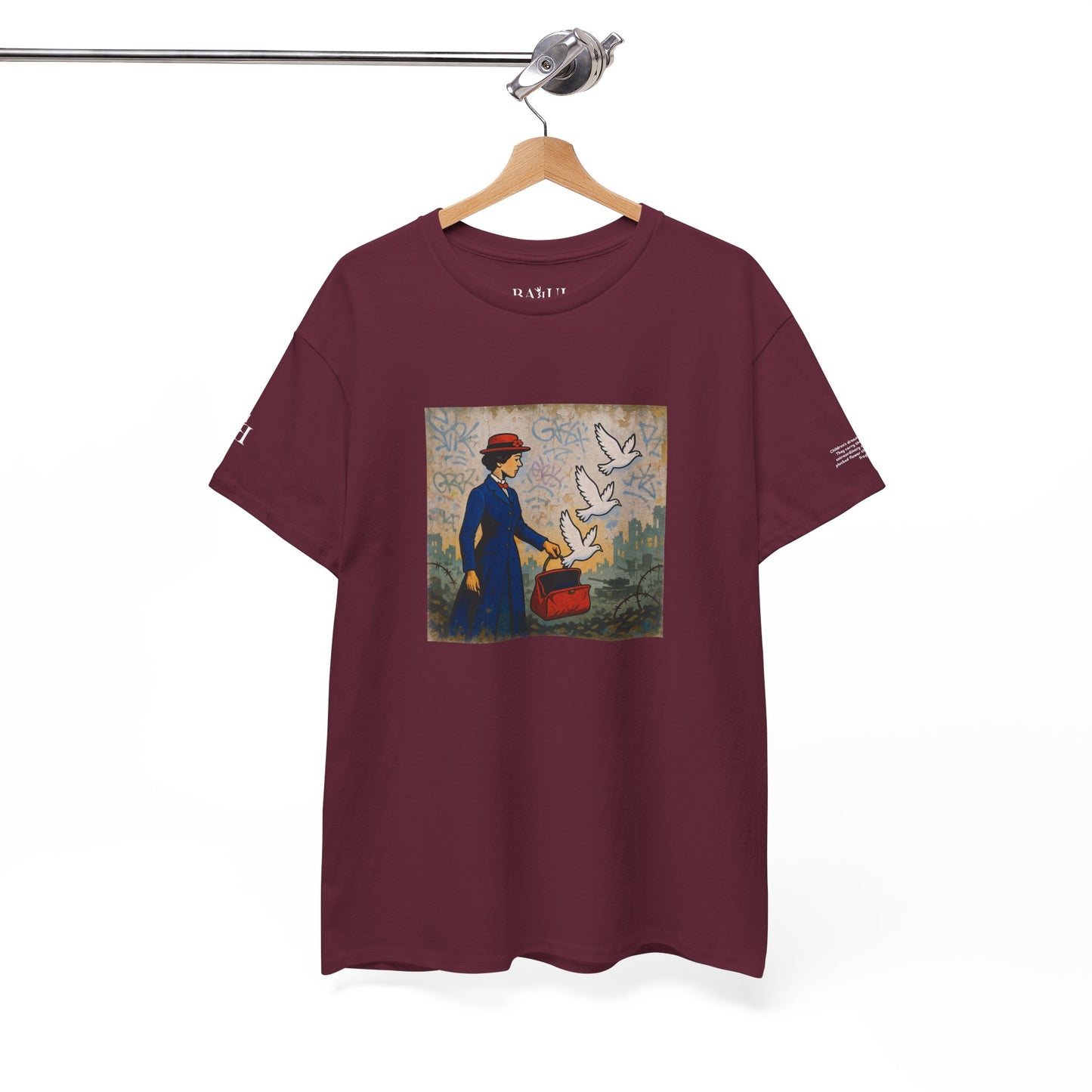 T-shirt Ribelle – Maglietta Unisex in Cotone Pesante per Spiriti Liberi.