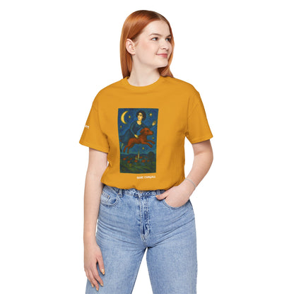 T-Shirt unisex  DOGART - MARC CHAGALL - Un dipinto iconico rivisitato con i cani