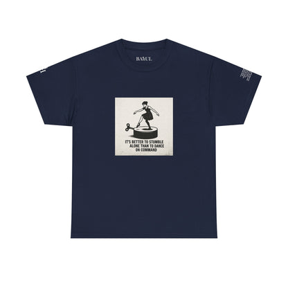 T-shirt Ribelle – Maglietta Unisex in Cotone Pesante per Spiriti Liberi.