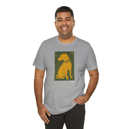 Unisex T-Shirt con cane DOGART  - KLIMT - Dipinto iconico rivisitato con i cani