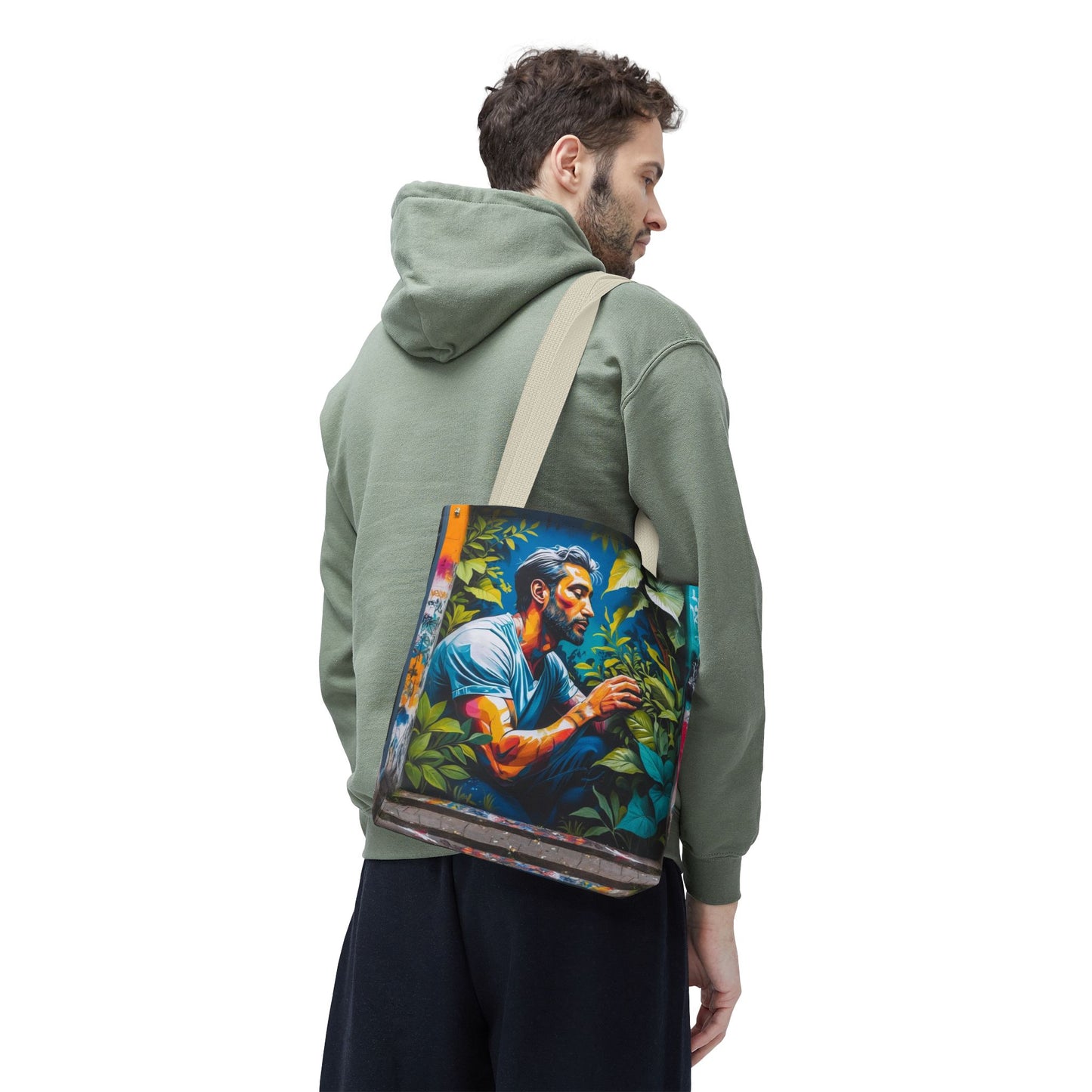 Artistic Surge - Eco-Friendly Canvas Tote Bag - LOVE FOR NATURE