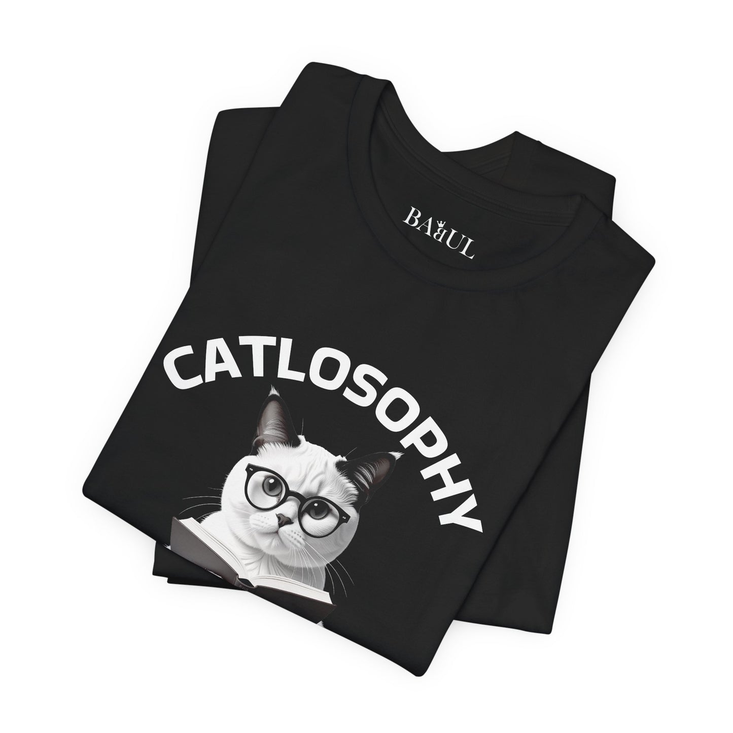 Catlosophy Unisex Jersey Maglietta a maniche corte – Design "Riposare non è pigrizia"