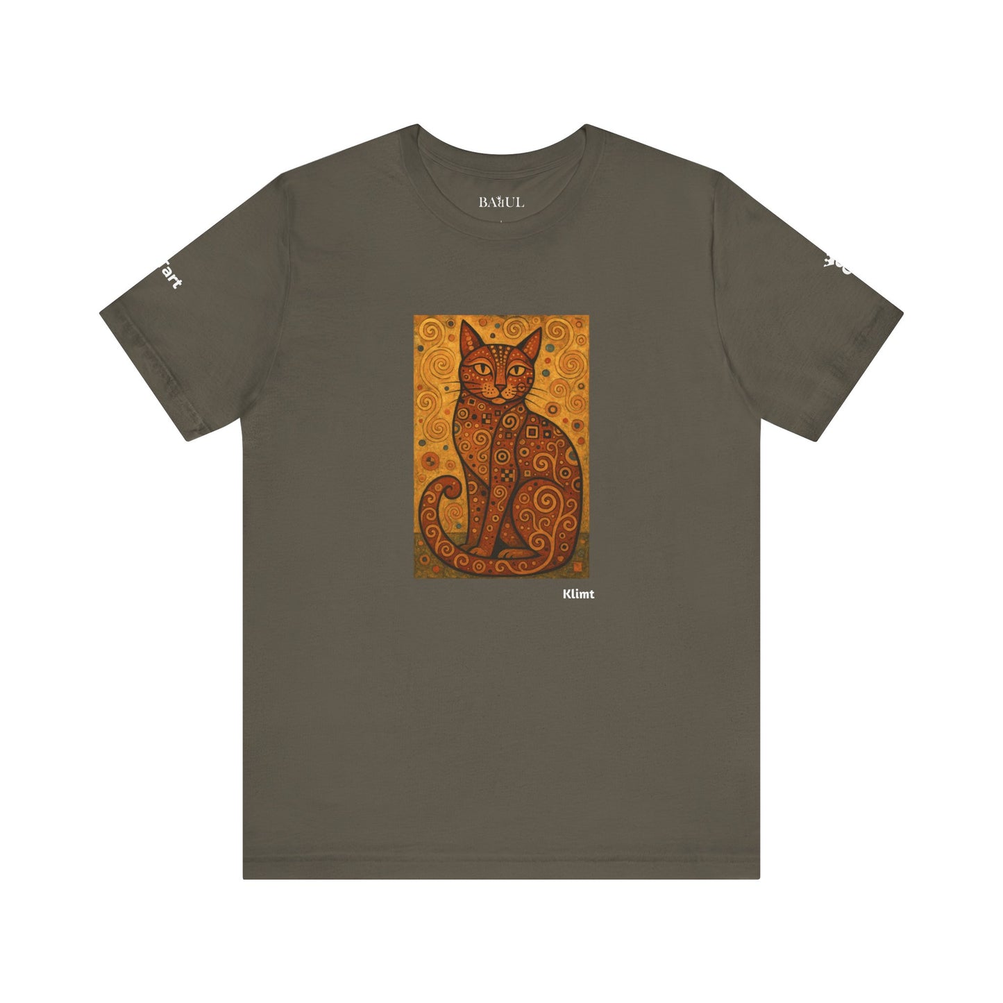 T-shirt unisex CATART - KLIMT - Arte classica, reinterpretata dai gatti.
