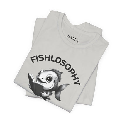 Fishlosophy Unisex Jersey Maglietta a maniche corte – Vedi la vastità anche in piccoli spazi.
