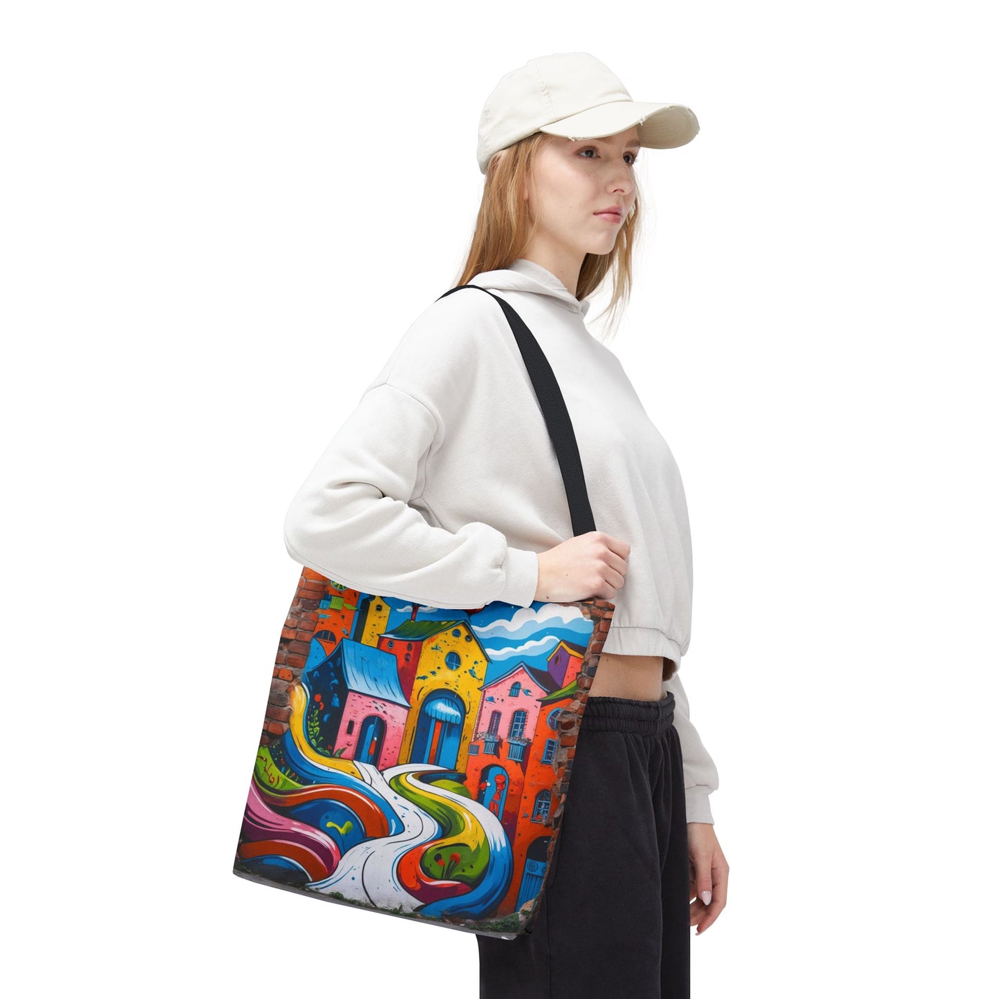 Artistic Surge - Eco-Friendly Canvas Tote Bag - HOUSES